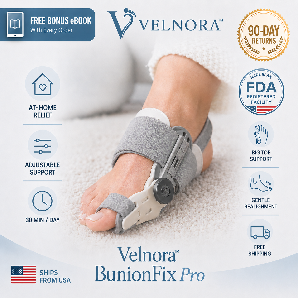 Velnora™ BunionFix Pro