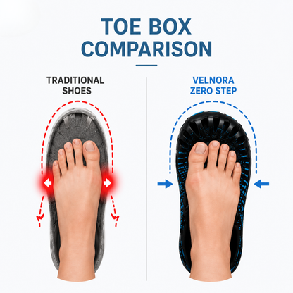 Velnora™ ZeroStep Pro — Barefoot Shoes for Back Pain Relief
