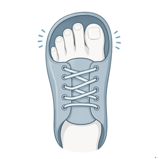 Stops Toe Squeezing